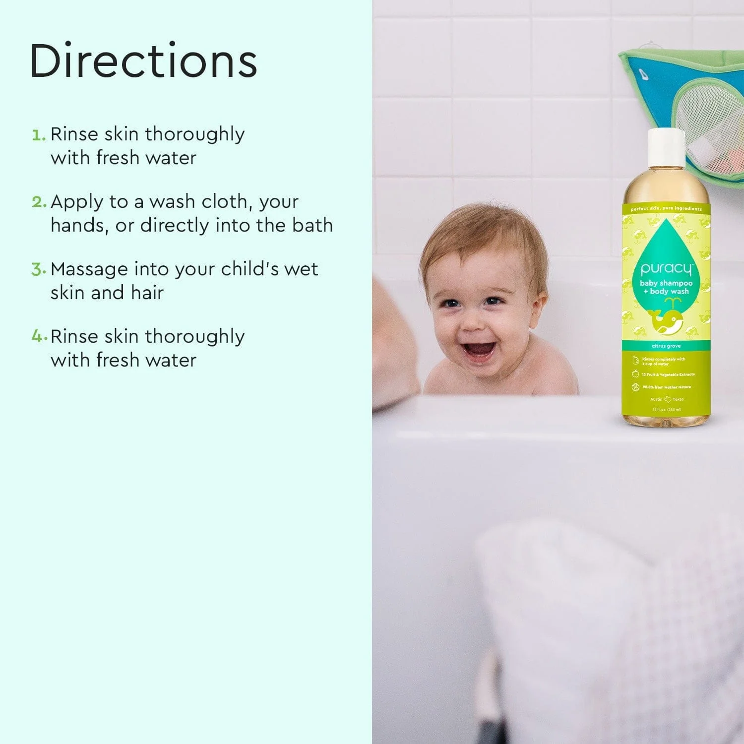 Baby Shampoo & Body Wash (Tear-Free) - Image 4